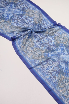 Scarfella Desenli Naturel Şal - Desen-81