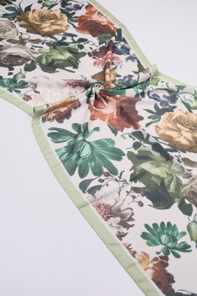 Scarfella Desenli Naturel Şal - Desen-82