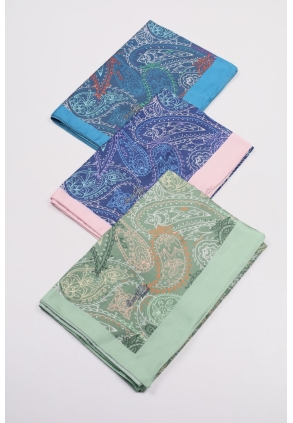 Scarfella Desenli Naturel Şal - Desen-83