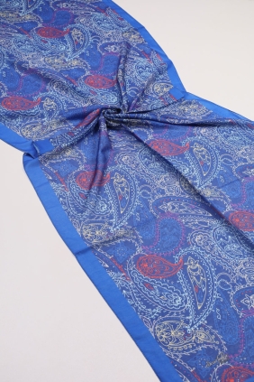 Scarfella Desenli Naturel Şal - Desen-83