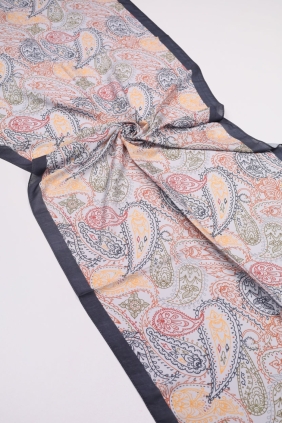 Scarfella Desenli Naturel Şal - Desen-83