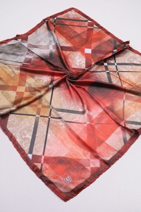 Levidor Desenli Kristal Eşarp - Desen-38